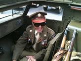 T5 Harold Billow, Malmedy Massacre Survivor, having his first Half Track ride! T5 Harold Billow, Malmedy Massacre Survivor, having his first Half Track ride!