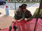 T5 Harold Billow, Malmedy Massacre Survivor and Vol. Hain-Matson have Ice cream after the Mount Joy parade. T5 Harold Billow, Malmedy Massacre Survivor and Vol. Hain-Matson have Ice cream after the Mount Joy parade.