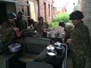 THE MESS SECTION BROUGHT OUR CHOW OUT TO US IN THE FIELD! THE MESS SECTION BROUGHT OUR CHOW OUT TO US IN THE FIELD!
