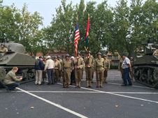 WWII SECOND ARMORED VETS AT A CEREMONY FOR THEM IN MONS ON SUNDAY MORNING, THEY ARE THE REASON WE DO ALL OF THIS!!! - NEVER FORGET THAT, PLEASE!