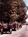 383837355 32ND Field Artillery Bn, the B Co to the left (Dodge) and the C Co to right (GMC+105mm HM2) belonging to the 1ST US ID 383837355 32ND Field Artillery Bn, the B Co to the left (Dodge) and the C Co to right (GMC+105mm HM2) belonging to the 1ST US ID